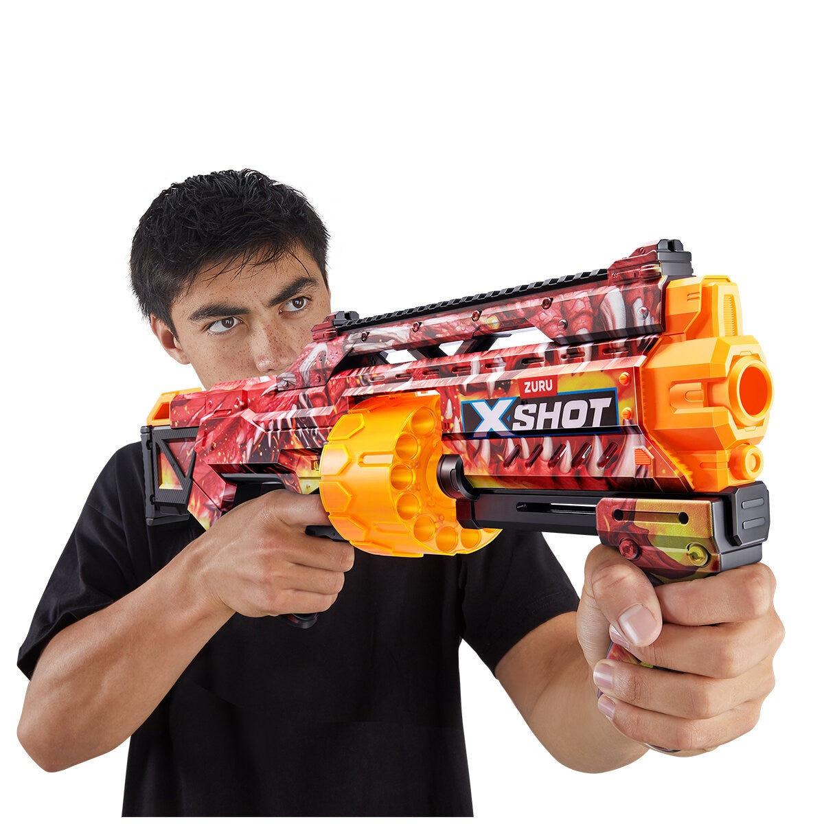 Xshot Last Stand 14 Dart Blaster Tactical Grip 2 Pack