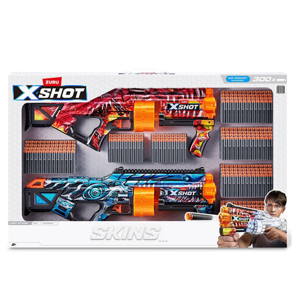 Xshot Last Stand 14 Dart Blaster Tactical Grip 2 Pack