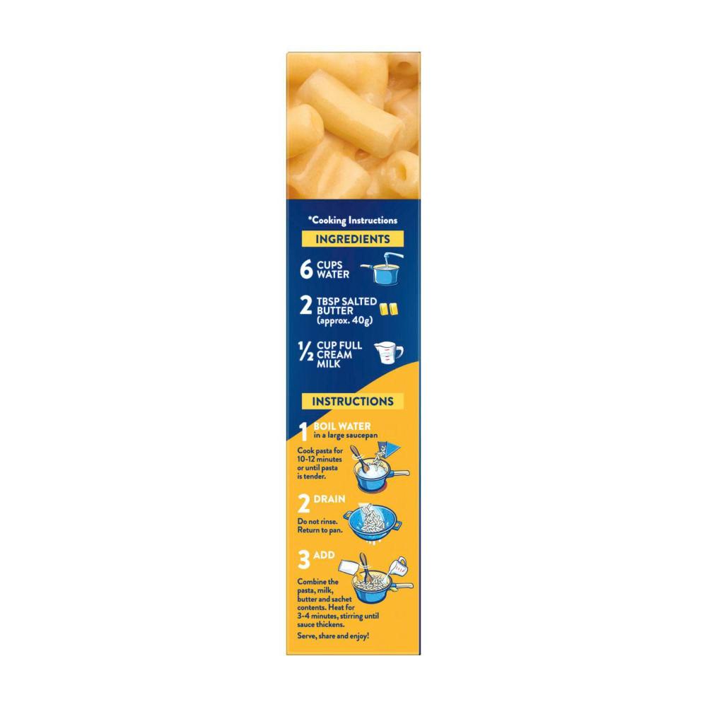 Kraft Mac And Cheese Three Cheese Pasta Macaroni Noodles - 205g