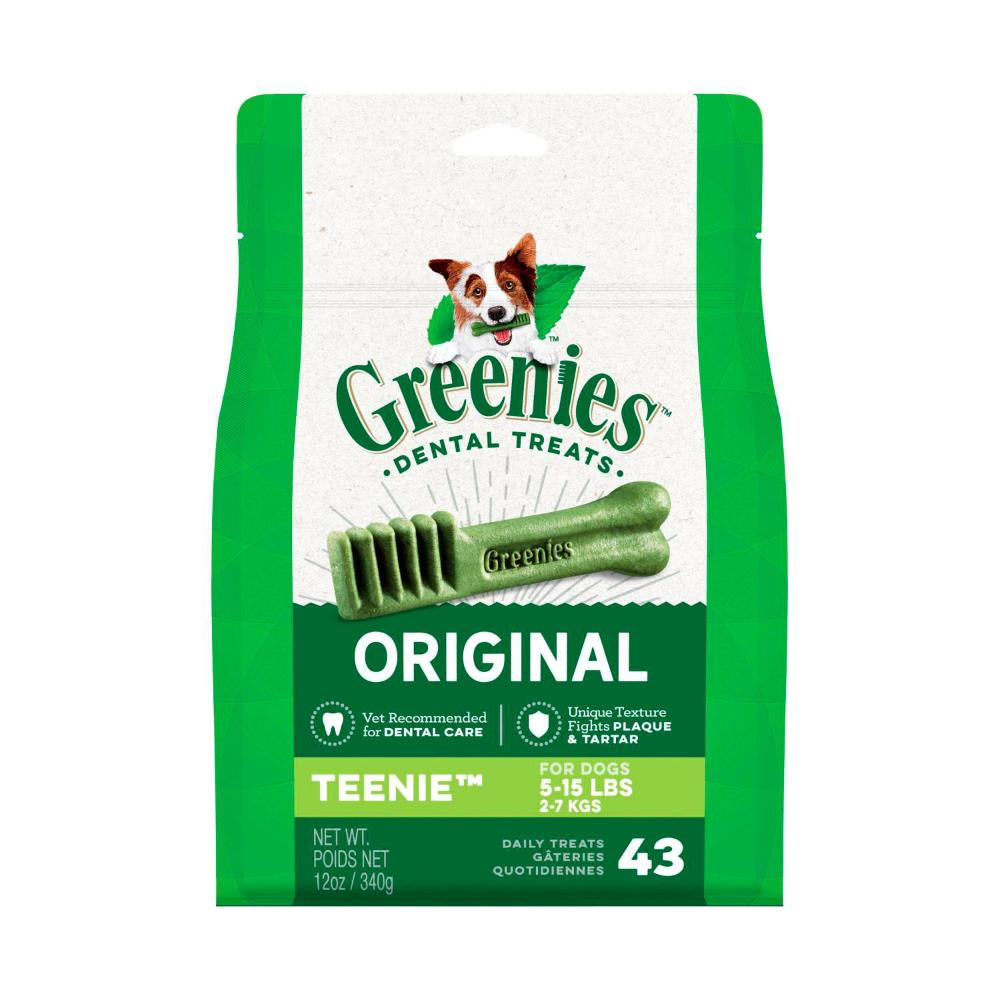 Greenies Original Dog Treat Teenie Dental - 43 Pack