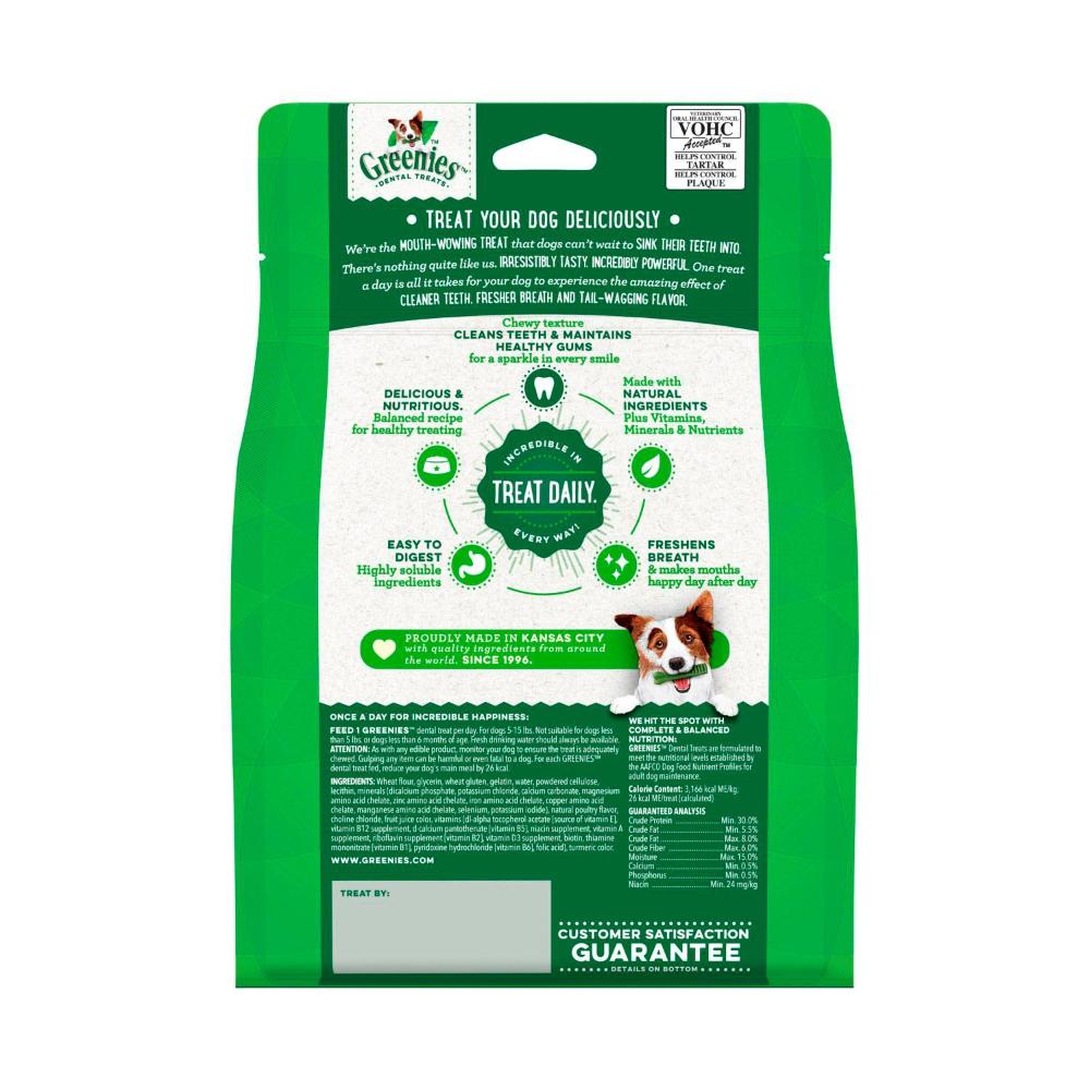 Greenies Original Dog Treat Teenie Dental - 43 Pack
