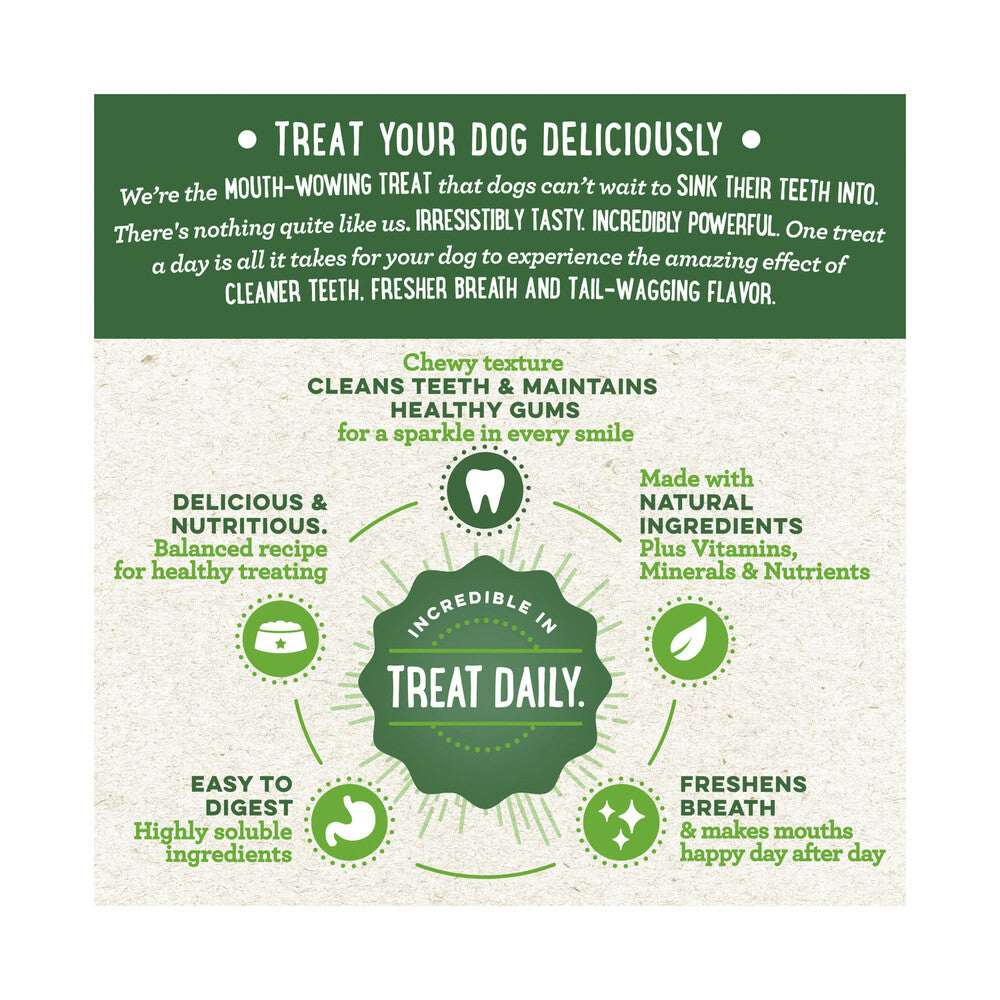 Greenies Original Dog Treat Teenie Dental - 43 Pack