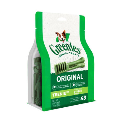 Greenies Original Dog Treat Teenie Dental - 43 Pack