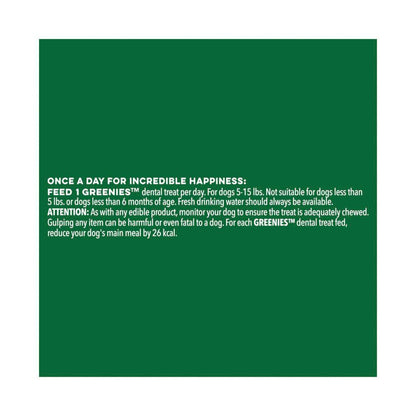 Greenies Canine Dental Dog Treats Original Teenie 170g - 22 pack