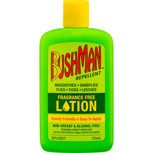 Bushman Repellent Fragrance Free Lotion 175mL