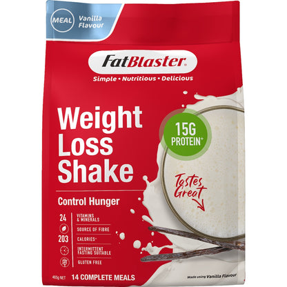 Fatblaster Weight Loss Shake Vanilla 465g