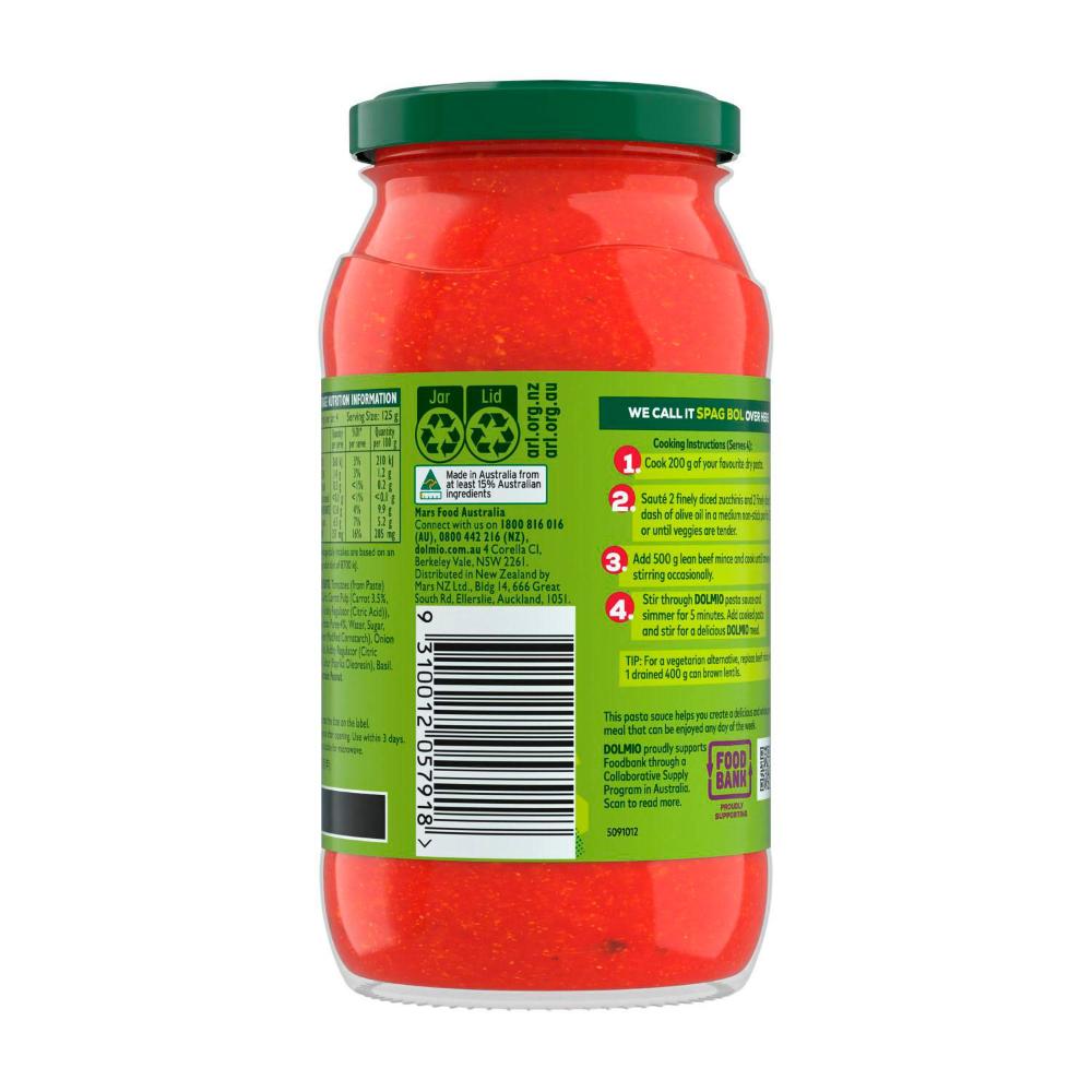 Dolmio Hidden Vegetable Extra Pasta Sauce - 500g