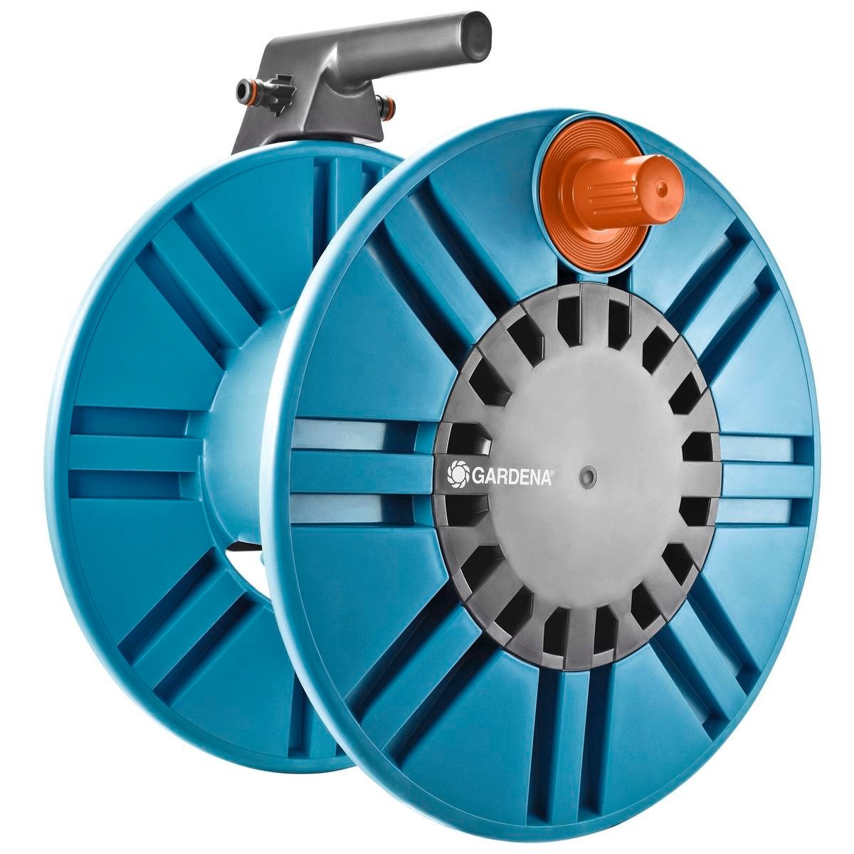 Gardena Wall Mounted Hose Reel - 60m x 13mm Plastic - Easy Storage
