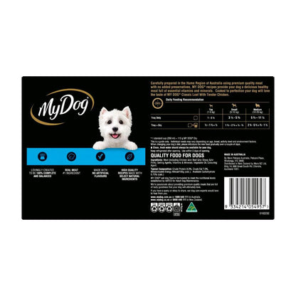 My Dog Adult Wet Dog Food assic Loaf With Tender Chicken 24x100g Trays - 24 pack