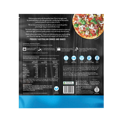 Simson's Pantry High Protein Pizza Base 2 Pack - 500g