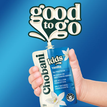 Chobani Kids Yogurt Pouch Vanilla 130g