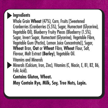Uncle Tobys Plus Cereal Cranberries & Blueberries 1.15kg