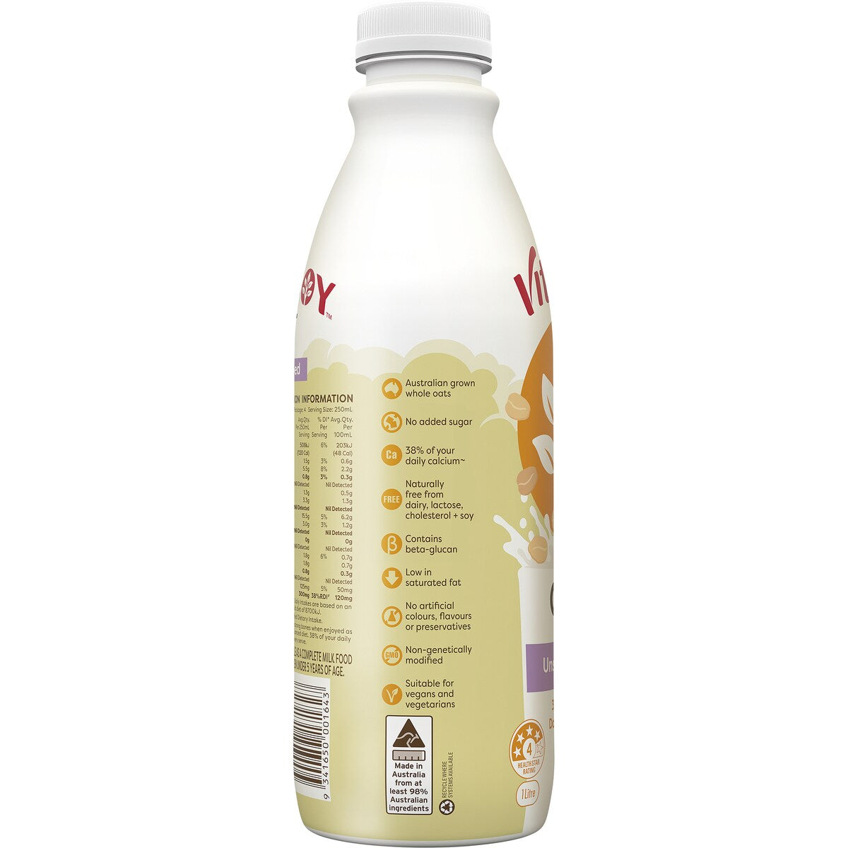 Vitasoy Vitasoy Oat Unsweetened 1l