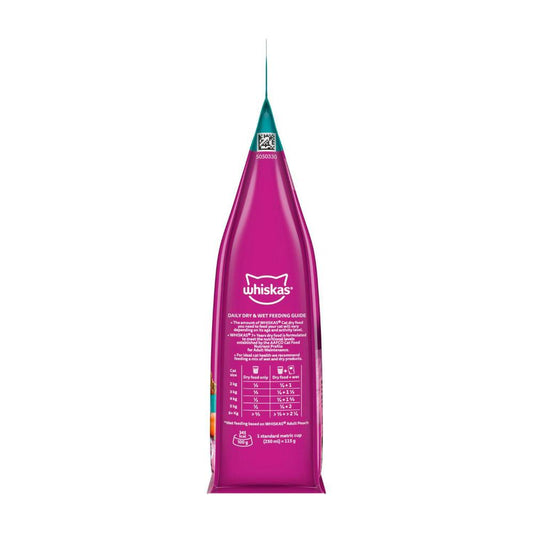 Whiskas Senior 7+ Years Dry Cat Food Tuna & Sardine Flavours - 800g