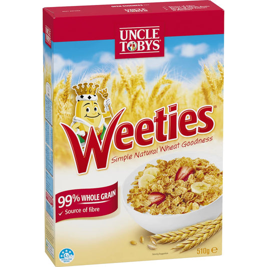 Uncle Tobys Weeties Cereal 510g