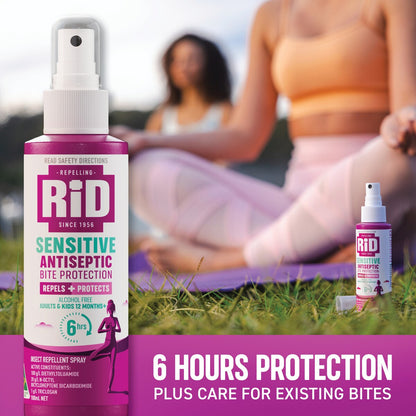 Rid Sensitive Antiseptic Bite Protection 100ml