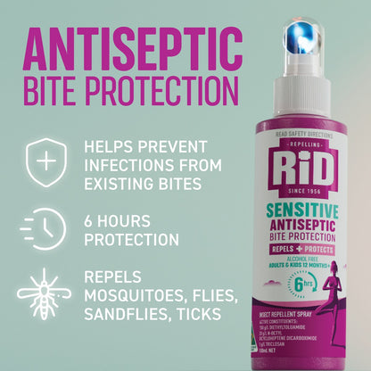 Rid Sensitive Antiseptic Bite Protection 100ml