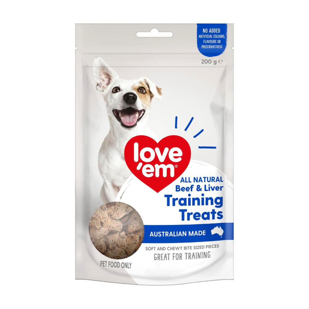 Love'em Dog Training Treats Beef & Liver - 200g