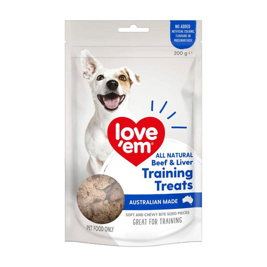 Love'em Dog Training Treats Beef & Liver - 200g