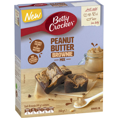 Betty Crocker Peanut Butter Brownie Mix 350g