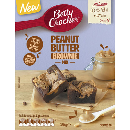 Betty Crocker Peanut Butter Brownie Mix 350g