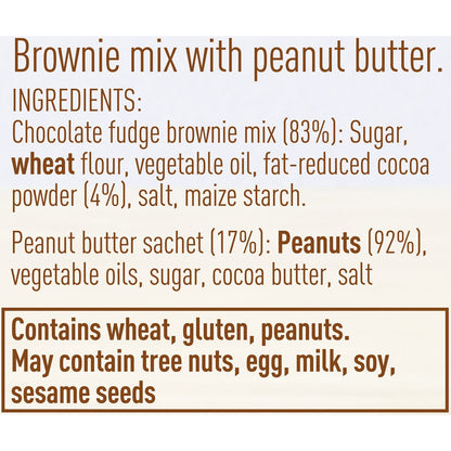 Betty Crocker Peanut Butter Brownie Mix 350g