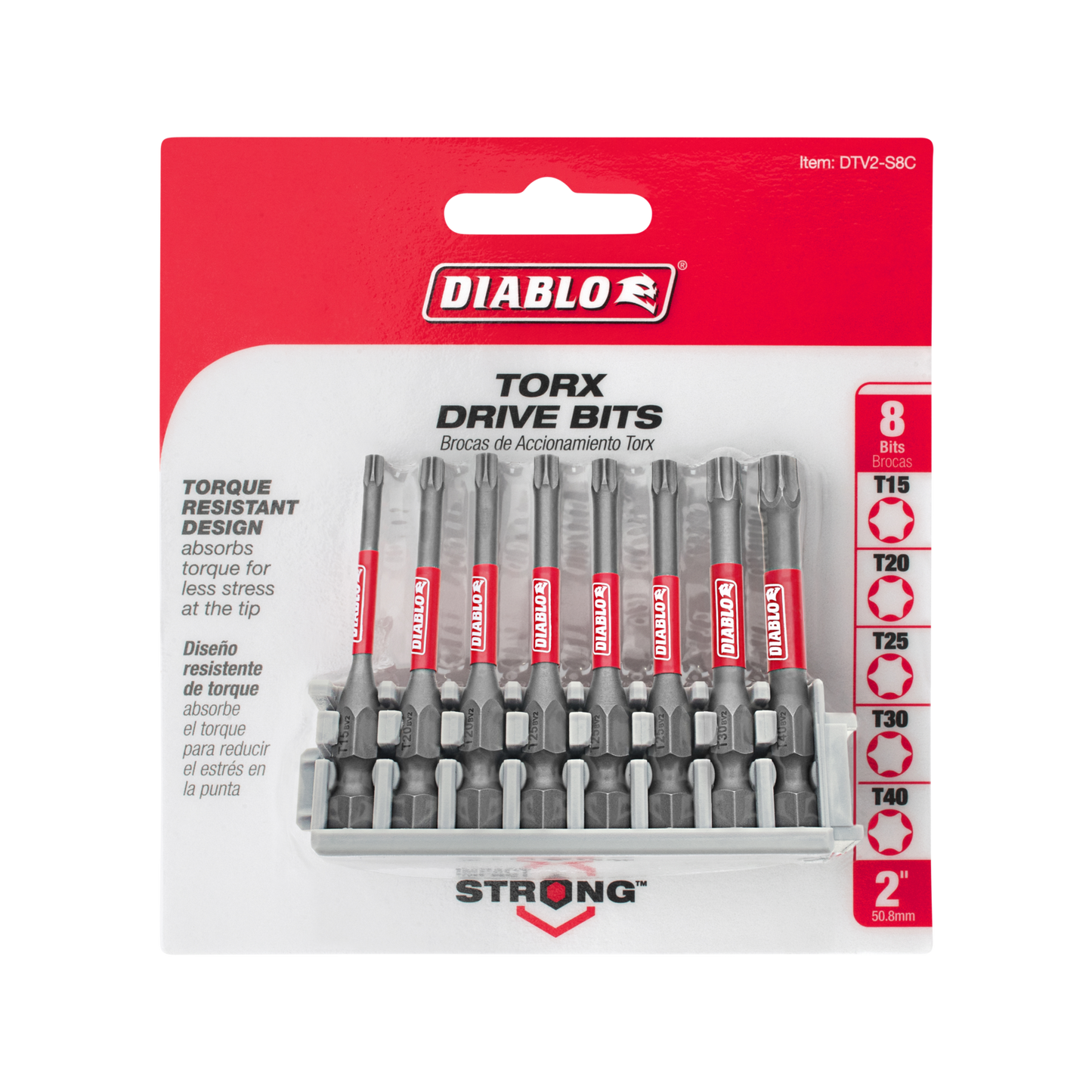 Diablo Torx Modular Set Clip - 8 Pack