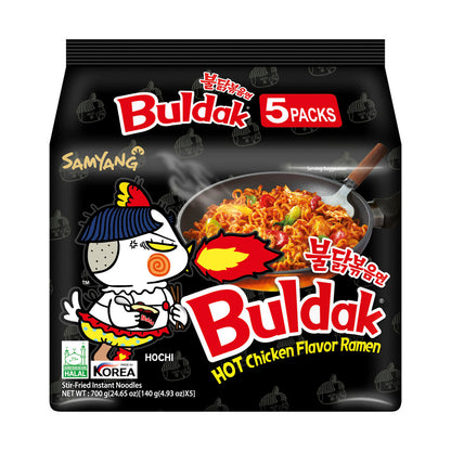 Samyang Buldak Hot Chicken Ramen Original 5 Pack - 700g