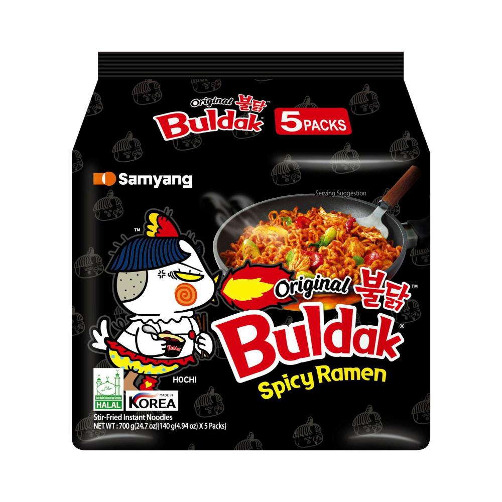 Samyang Buldak Spicy Ramen Original 5 Pack - 700g