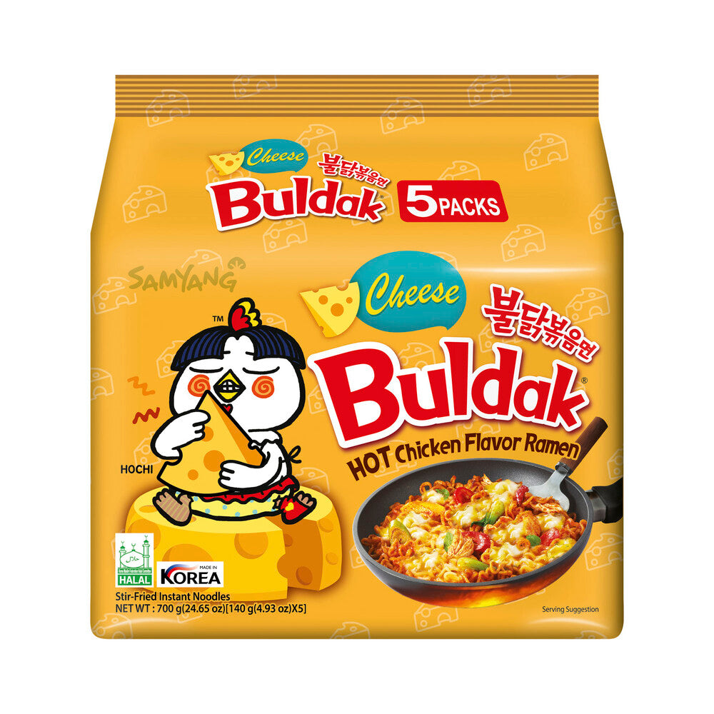Samyang Hot Chicken Ramen Cheese 5 Pack - 140g