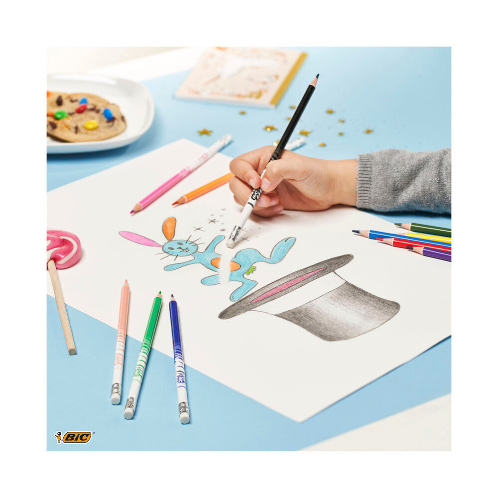 Bic Kids Evolution Illusion Colouring Pencils 12 - Pack
