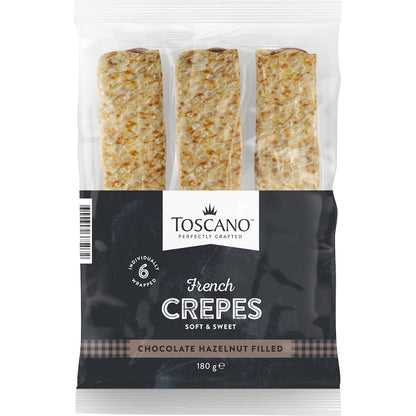 Toscano French Crepes Chocolate Hazelnut 180g