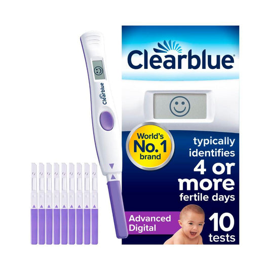Clearblue Advanced Digital (dual Hormone) Ovulation Test - 10 Pack