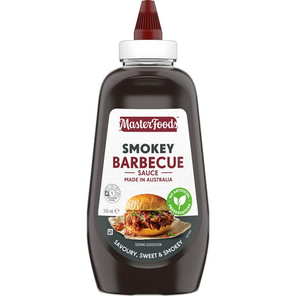 MasterFoods Sauce Smokey Barbecue 500mL