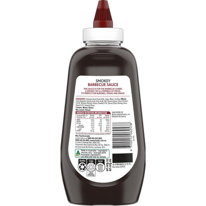 MasterFoods Sauce Smokey Barbecue 500mL