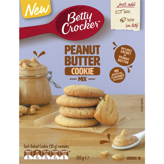 Betty Crocker Peanut Butter Cookie Mix 310g