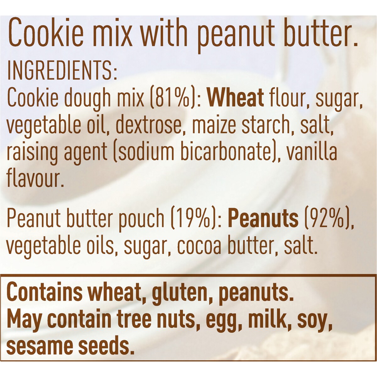 Betty Crocker Peanut Butter Cookie Mix 310g