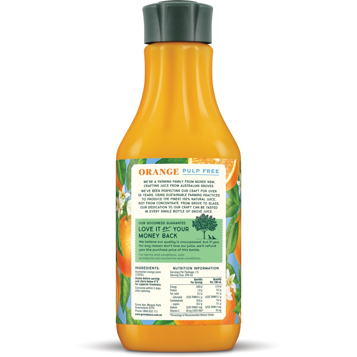 Grove Juice Orange Pulp Free Juice 1.5l