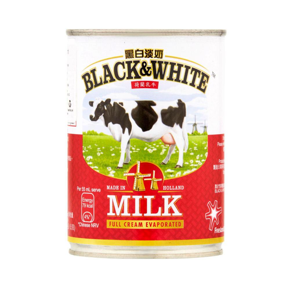 Black And White Evaporated Milk - 385mL