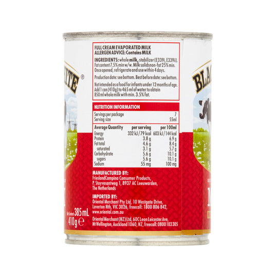 Black And White Evaporated Milk - 385mL