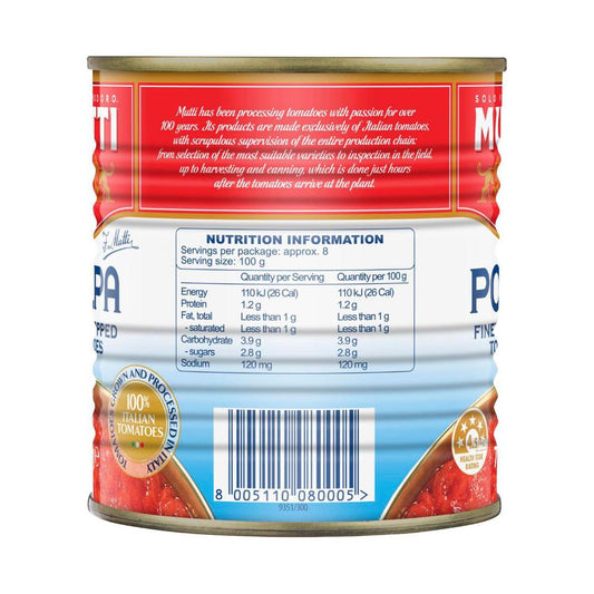 Mutti Polpa Tomatoes - 790g