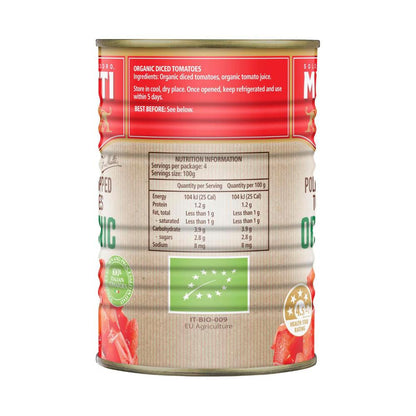 Mutti Polpa Chopped Organic Tomatoes - 400g