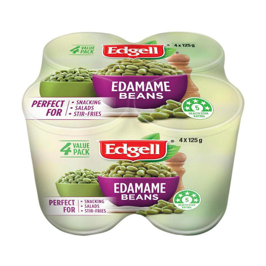 Edgell Edamame Beans Ready To Eat 125g - 4 pack