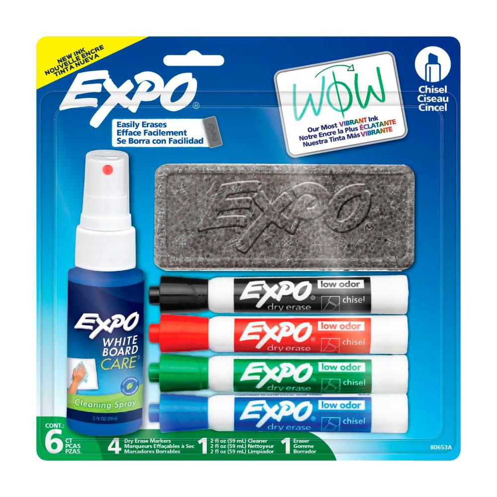 Expo Whiteboard Markers Starter Set6 pack - 6 pack