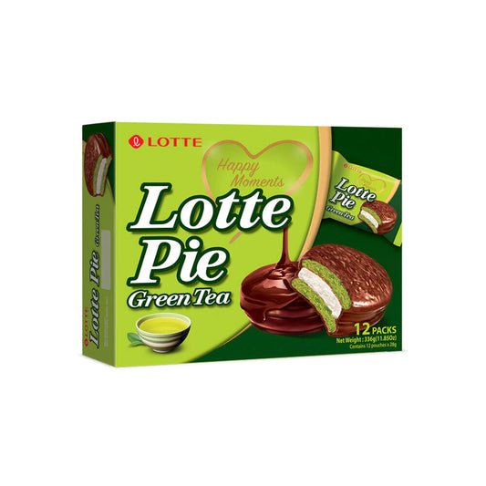 Lotte Choco Pie Green Tea - 336g