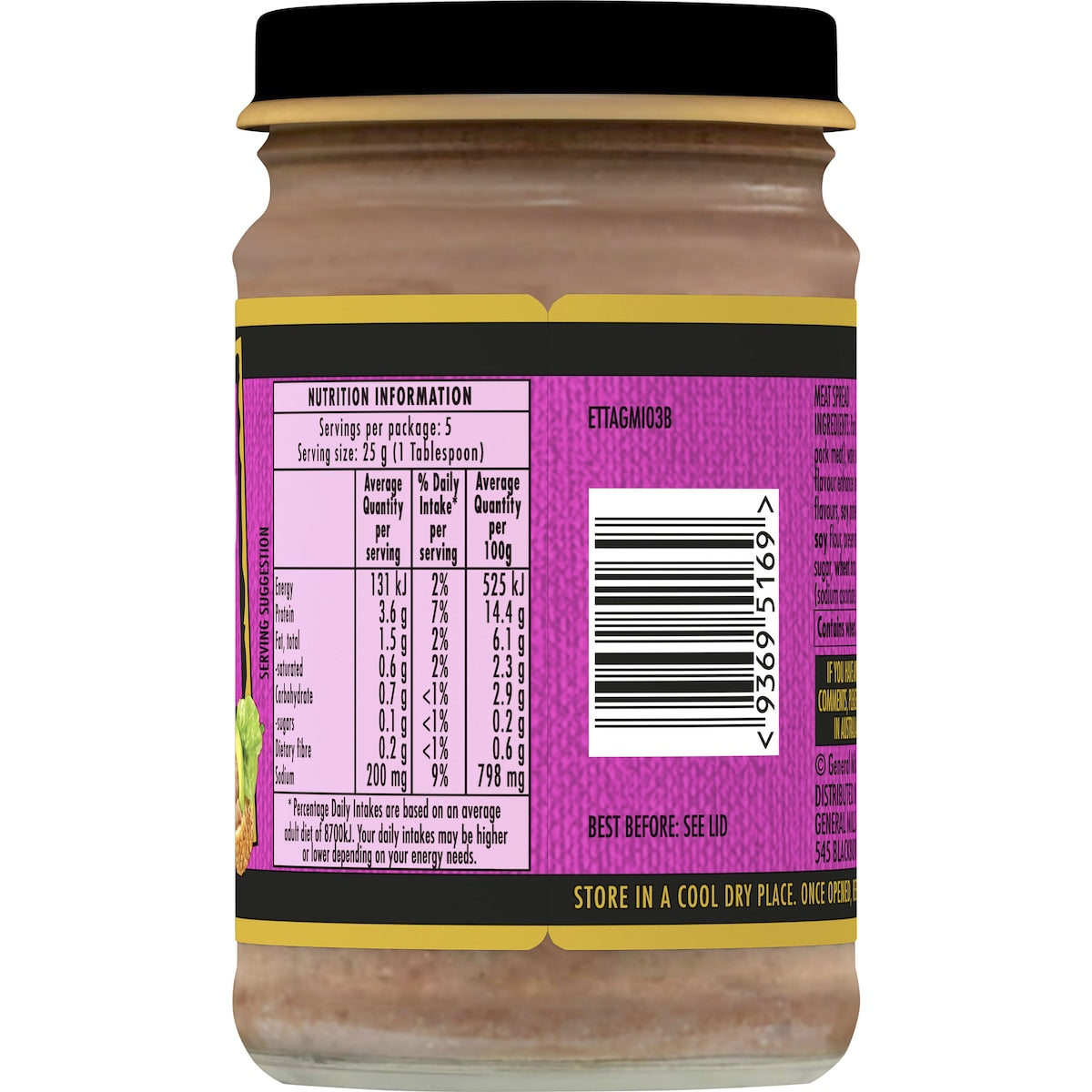 Pecks Devilled Ham Spread 125g