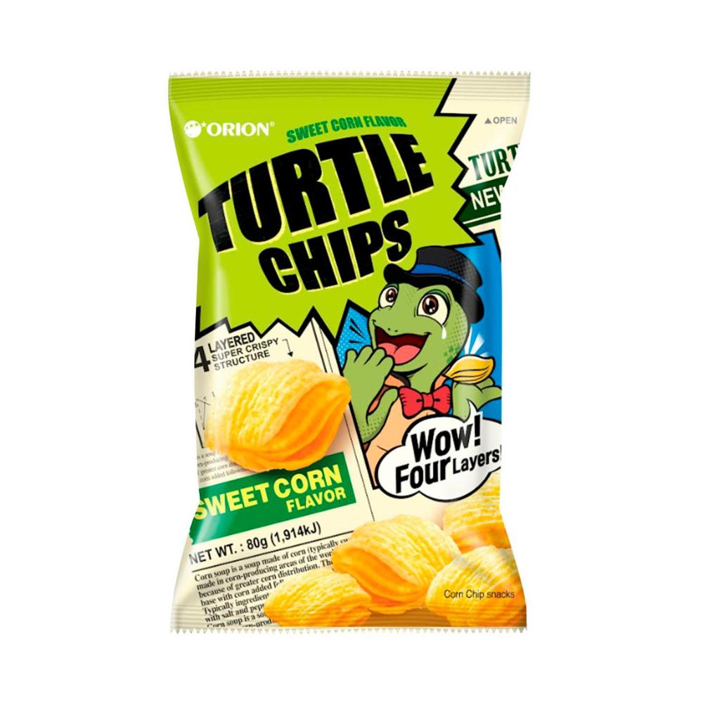 Orion Turtle Chips Corn Soup Flavour - 80g