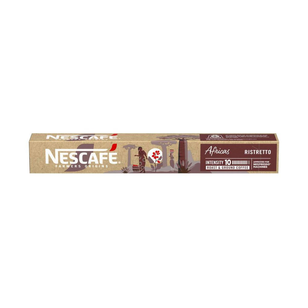 Nescafe Farmers Origins Africa Ristretto Coffee Capsules - 10 Pack
