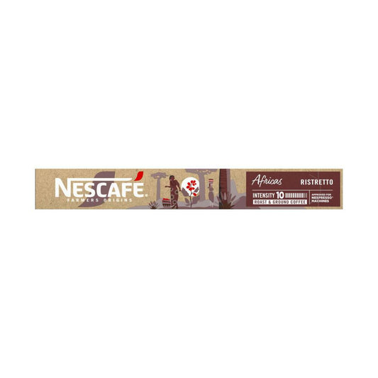 Nescafe Farmers Origins Africa Ristretto Coffee Capsules - 10 Pack