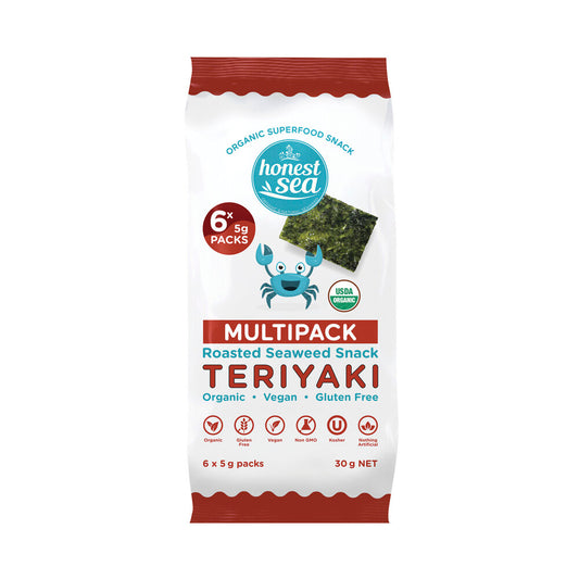 Honest Sea Seaweed Teriyaki Multipack 6x5g - 30g